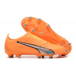 Kopačky Puma Ultra Ultimate FG Low-Top Oranžovýý Modrý