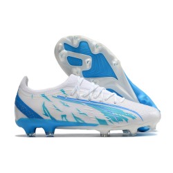 Kopačky Puma Ultra Ultimate FG Low-Top Bílý Modrý